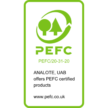 PEFC – 2024 metais įvedėme galimybę įsigyti produktų su PEFC sertifikatu. Rinkdamiesi šiuos produktus prisidedate prie tvaresnio rytojaus.

